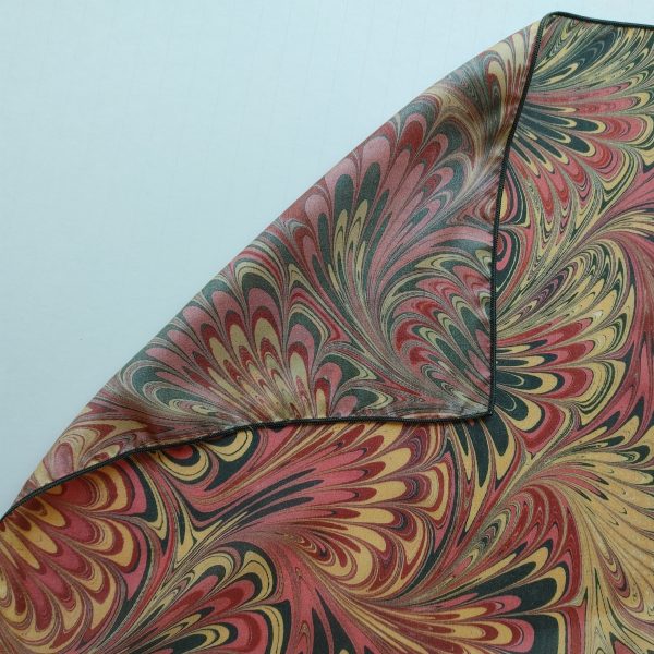 Autumn Leaves 26" Square Silk Scarf - Image 5