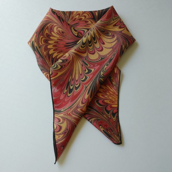 Autumn Leaves 26" Square Silk Scarf - Image 6